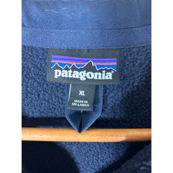 Patagonia Better Sweater XL Navy Blue Full Zip READ Fleece Recycled - Picture 4 of 7